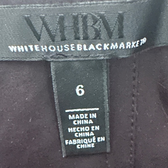 WHBM White House Black Market Black & White Graphic Print Bustier Size 6 - Picture 4 of 6